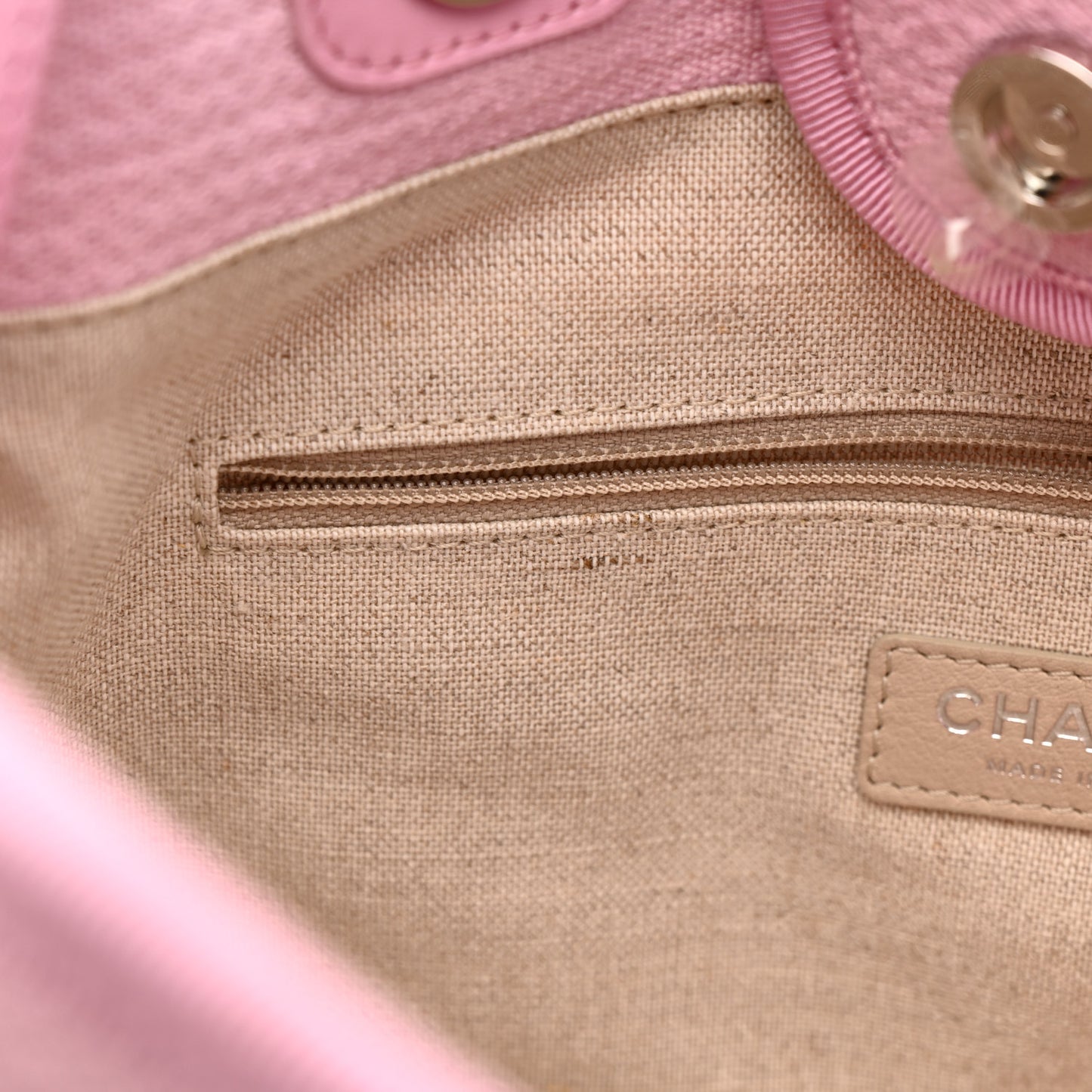 Mixed Fibers Small Deauville Tote Dark Pink