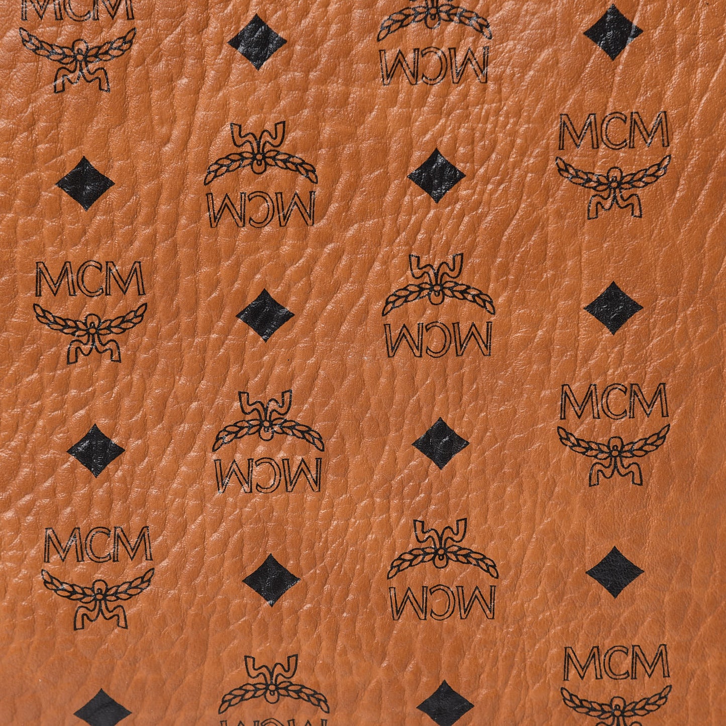 Visetos Medium Project Reversible Shopper Tote Cognac
