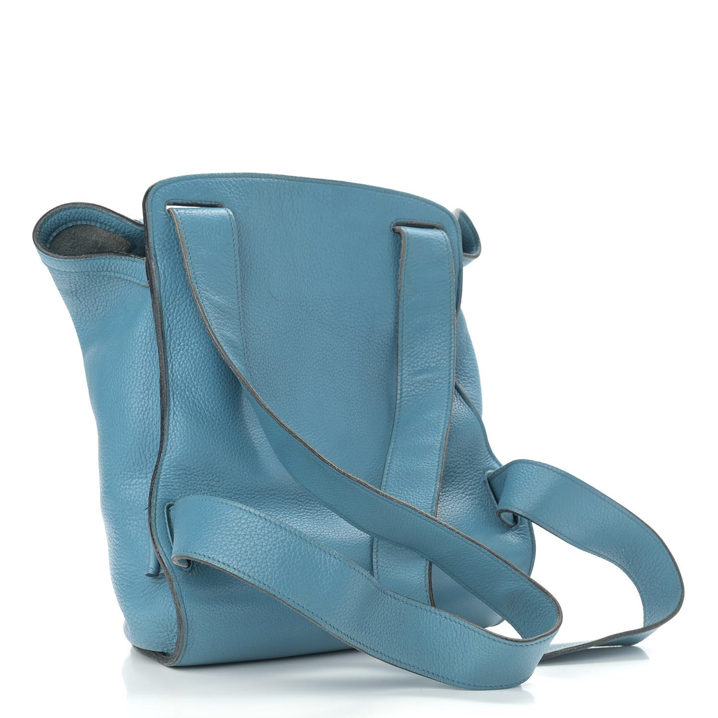 Taurillon Clemence Sherpa Backpack Blue Jean