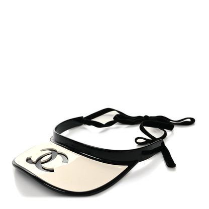 Chanel Visor White Black 1 of 6