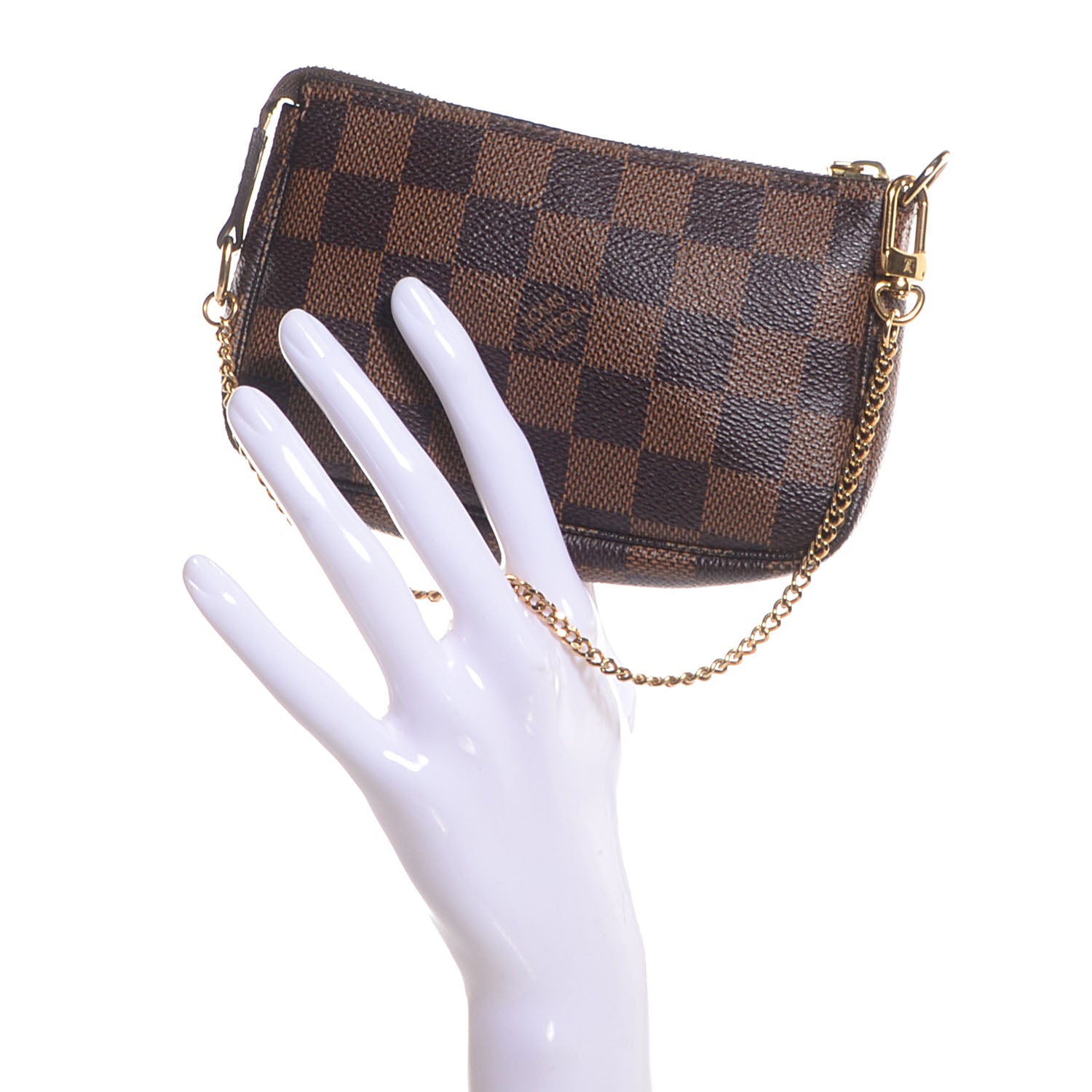 Louis Vuitton Damier Ebene Mini Pochette Accessories 2 of 7