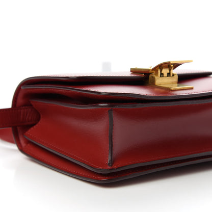 Celine Smooth Calfskin Small Classic Box Flap Red 6 of 10