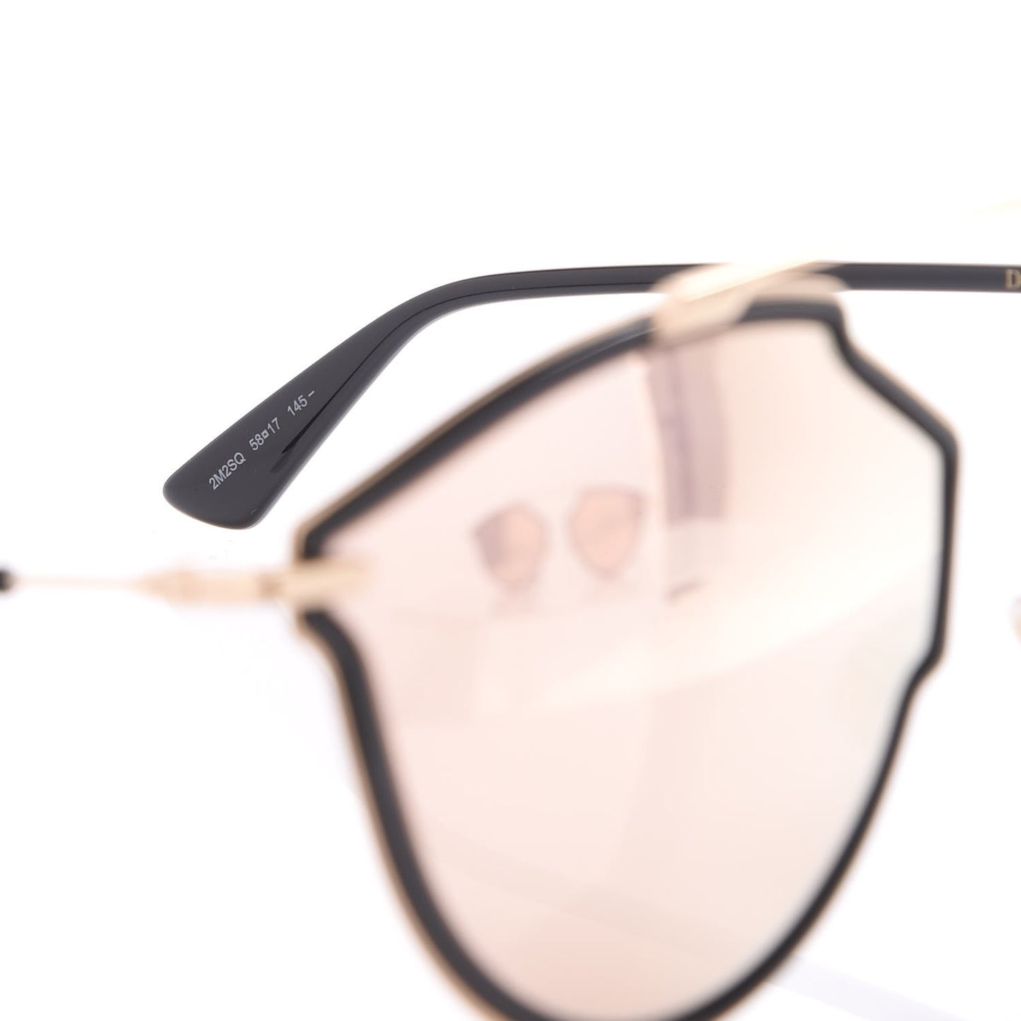 So Real Rise Sunglasses Rose Gold Black