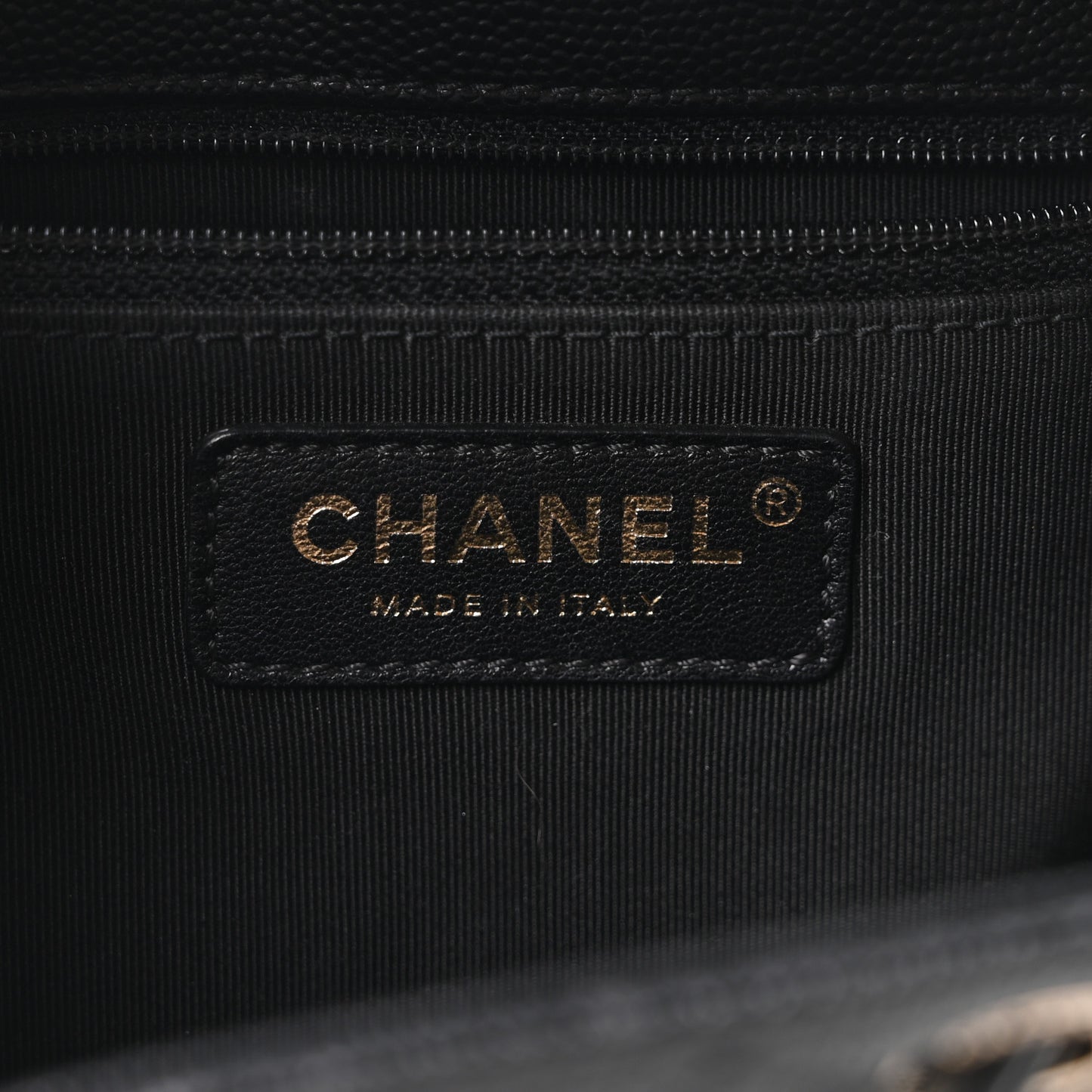 Caviar Quilted Backpack Bag Black