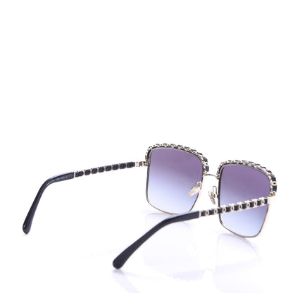 Chanel Metal Square Chain Sunglasses 71369 Grey 5 of 8