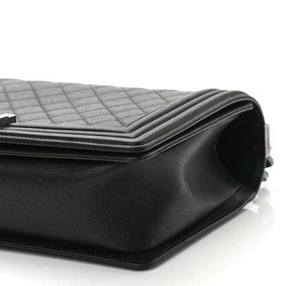 Chanel Calfskin Quilted New Medium Boy Flap Black 10 of 10