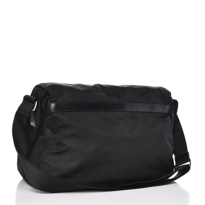 Prada Nylon Vela Messenger Bag Black 3 of 8