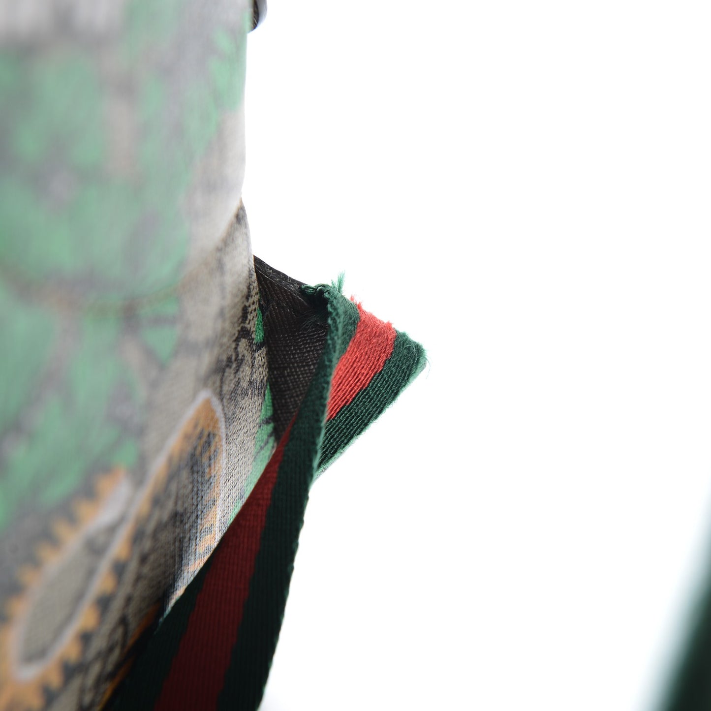 GG Supreme Monogram Bengal Web Day Backpack Beige Yard