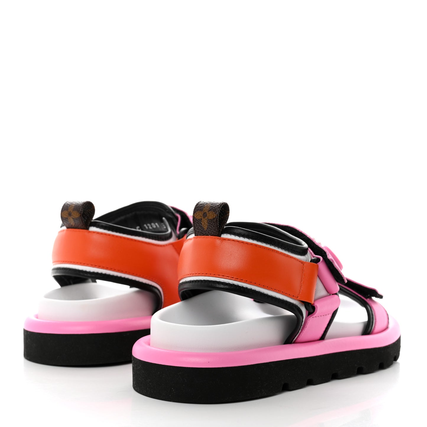 Calfskin Pool Pillow Flat Comfort Sandals 36 Rose Pop Pink