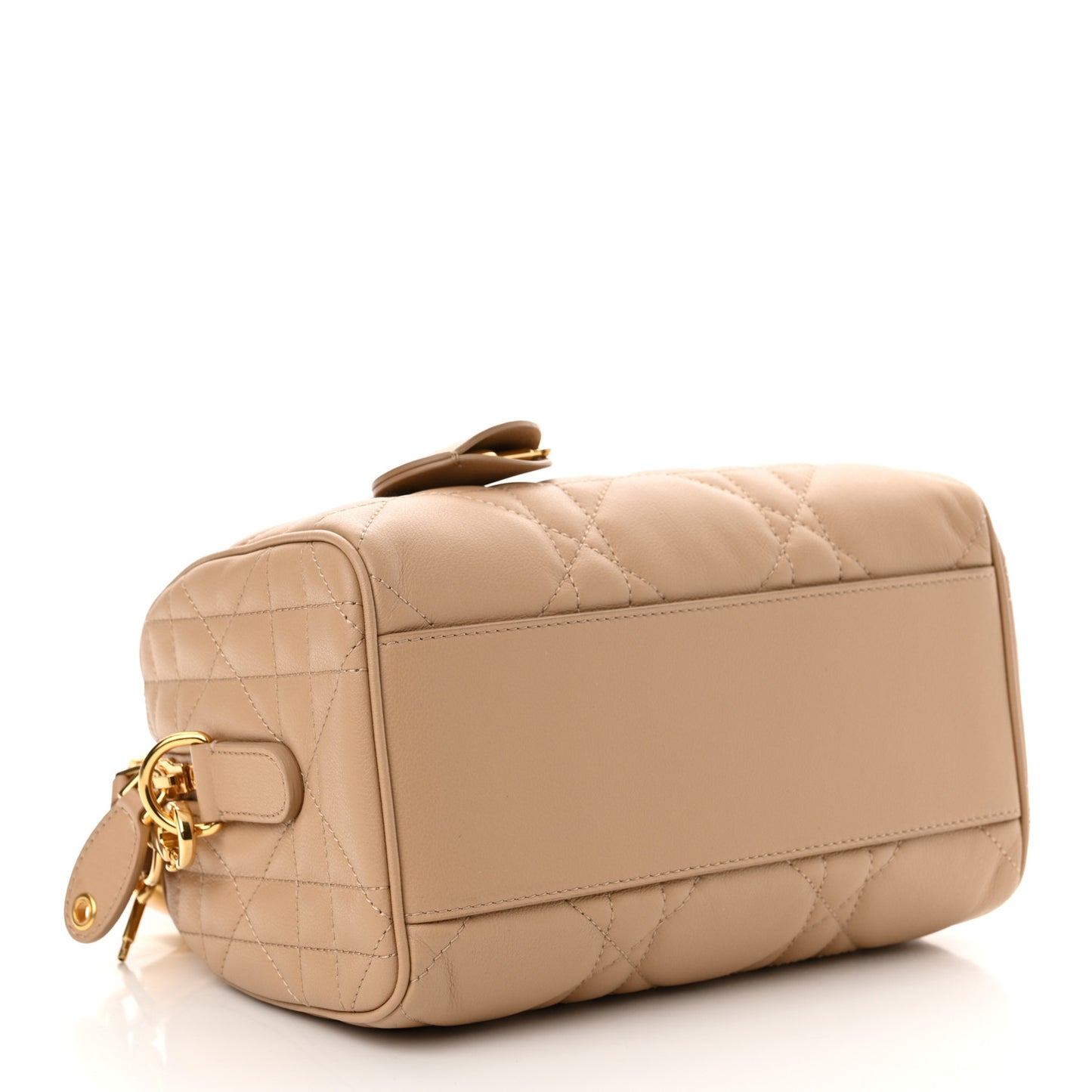 Calfskin Macrocannage Groove 20 Bag Biscuit