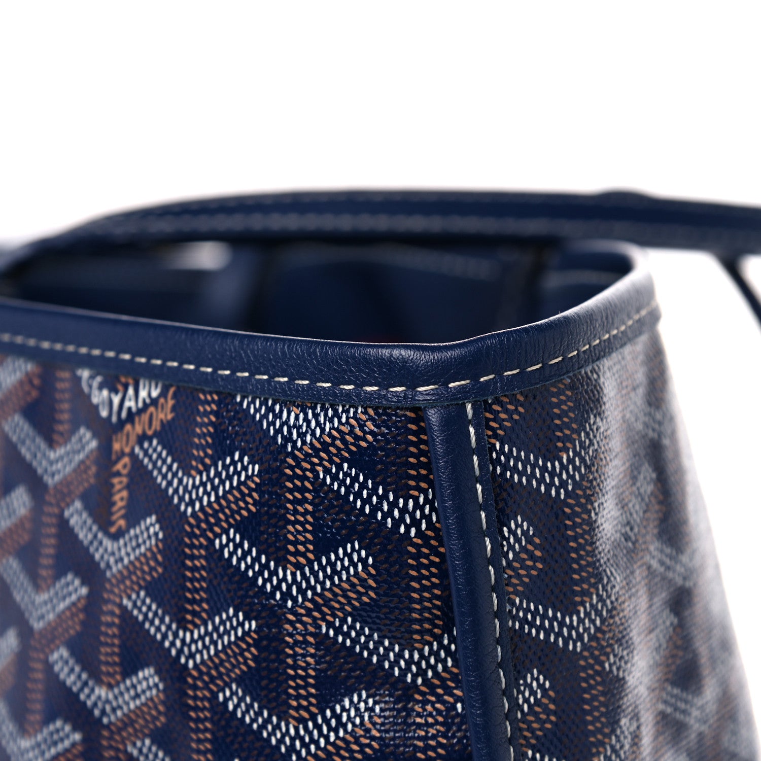 Goyard Goyardine Reversible Anjou PM Navy 12 of 15