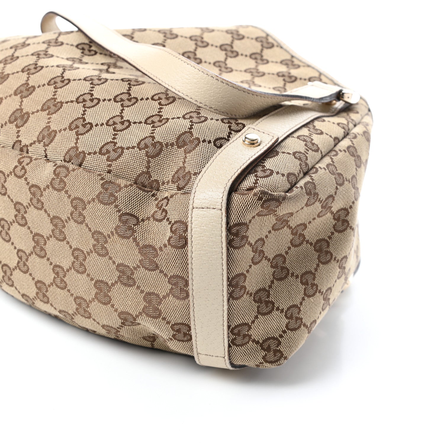 Gucci Monogram Medium Abbey Shoulder Bag Off White 9 of 9