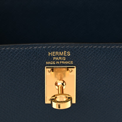 Hermes Epsom Kelly Sellier 25 Bleu Nuit 6 of 12
