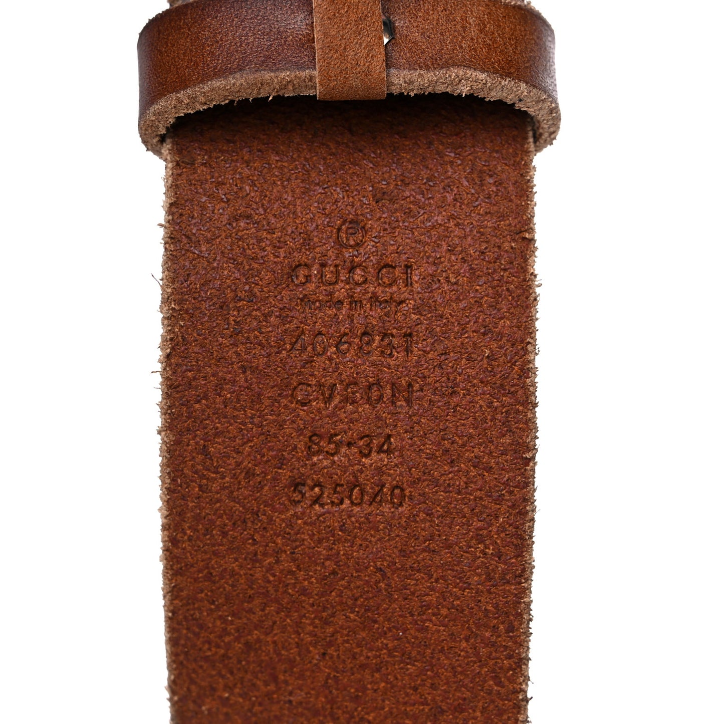Cuoio Toscano Nickel Double Double G 40mm Belt 85 34 Cuir