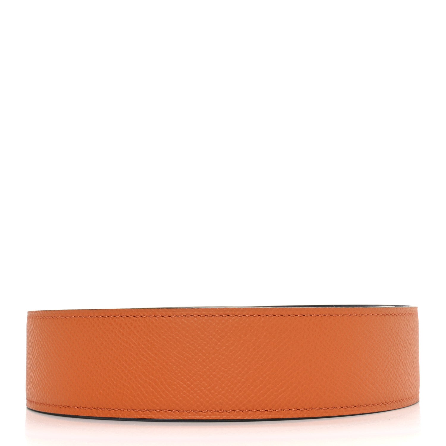 Hermes Epsom Reversible 32mm Belt Strap 100 40 110/44 Orange Bleu Encre 2 of 5