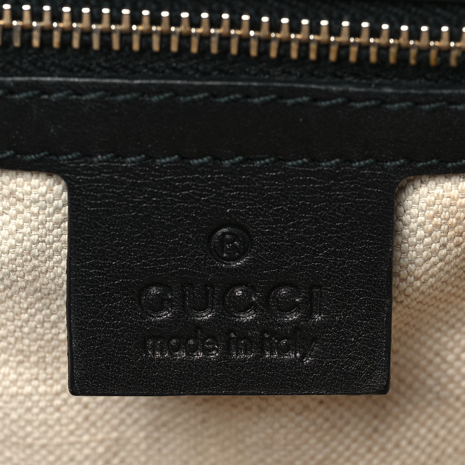 Gucci Guccissima Large Emily Chain Shoulder Bag Black 7 of 9