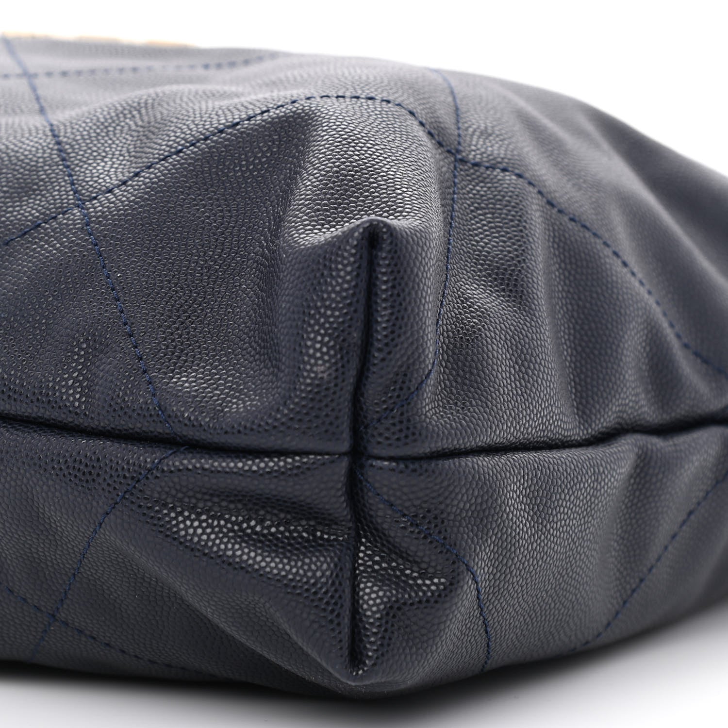 Chanel Shiny Caviar Quilted Chanel 22 Dark Blue 12 of 12