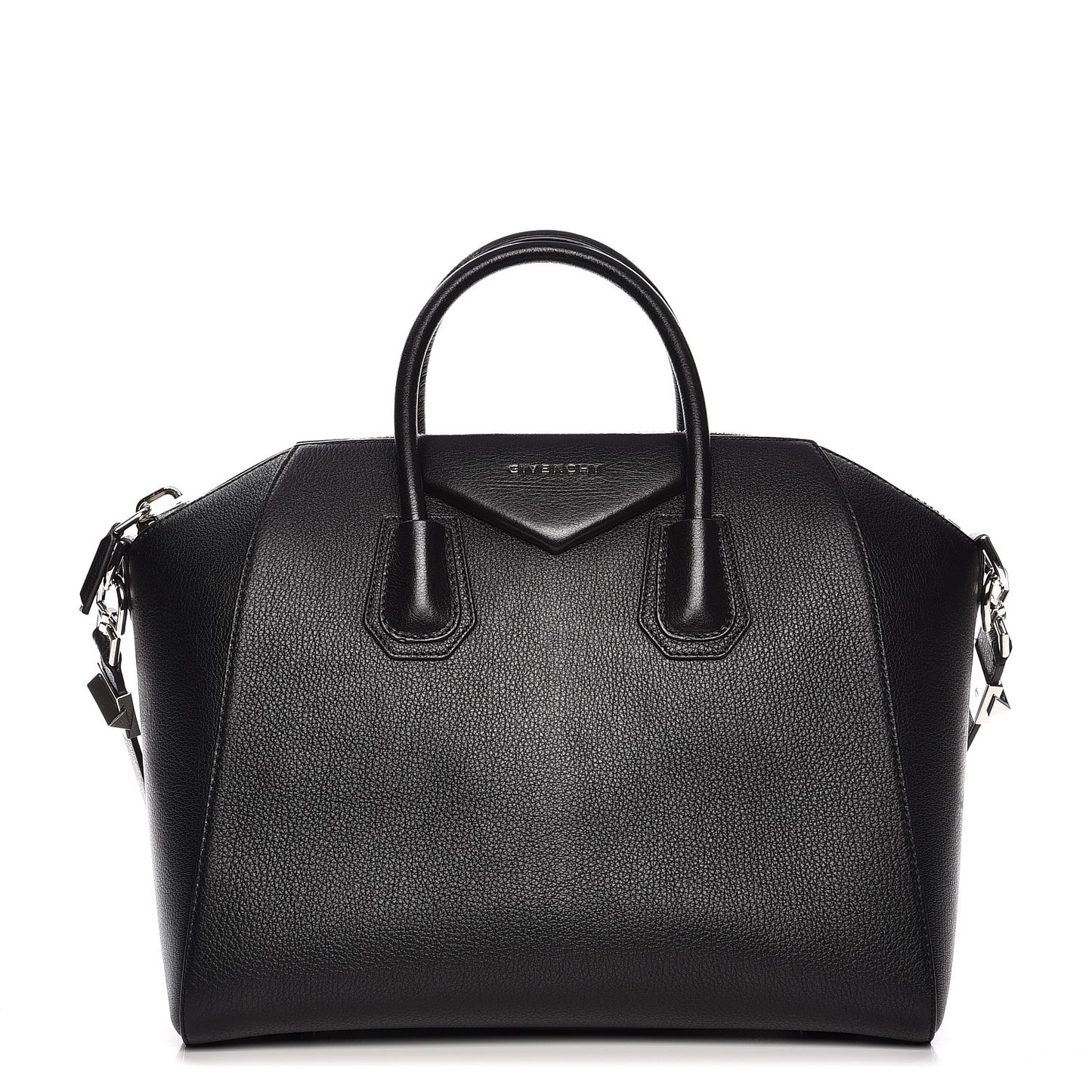 Sugar Goatskin Medium Antigona Black