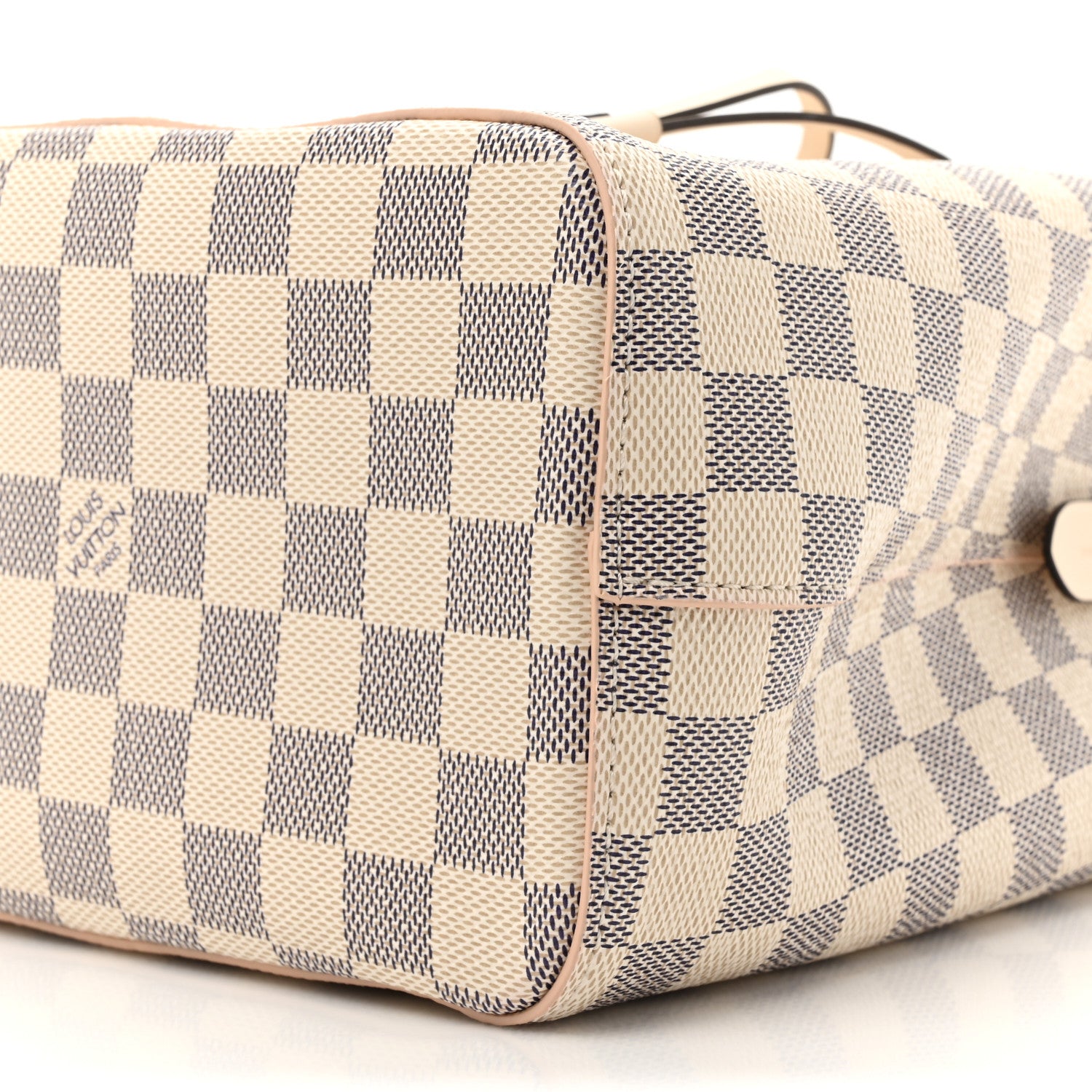 Louis Vuitton Damier Azur Braided Neonoe BB Pink 9 of 11
