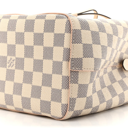 Louis Vuitton Damier Azur Braided Neonoe BB Pink 9 of 11