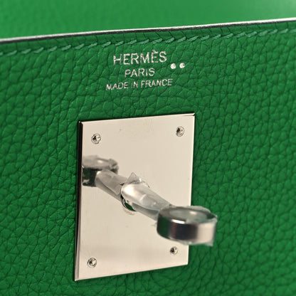 Hermes Togo Shiny Niloticus Crocodile Kelly Retourne Touch 28 Bambou 6 of 12