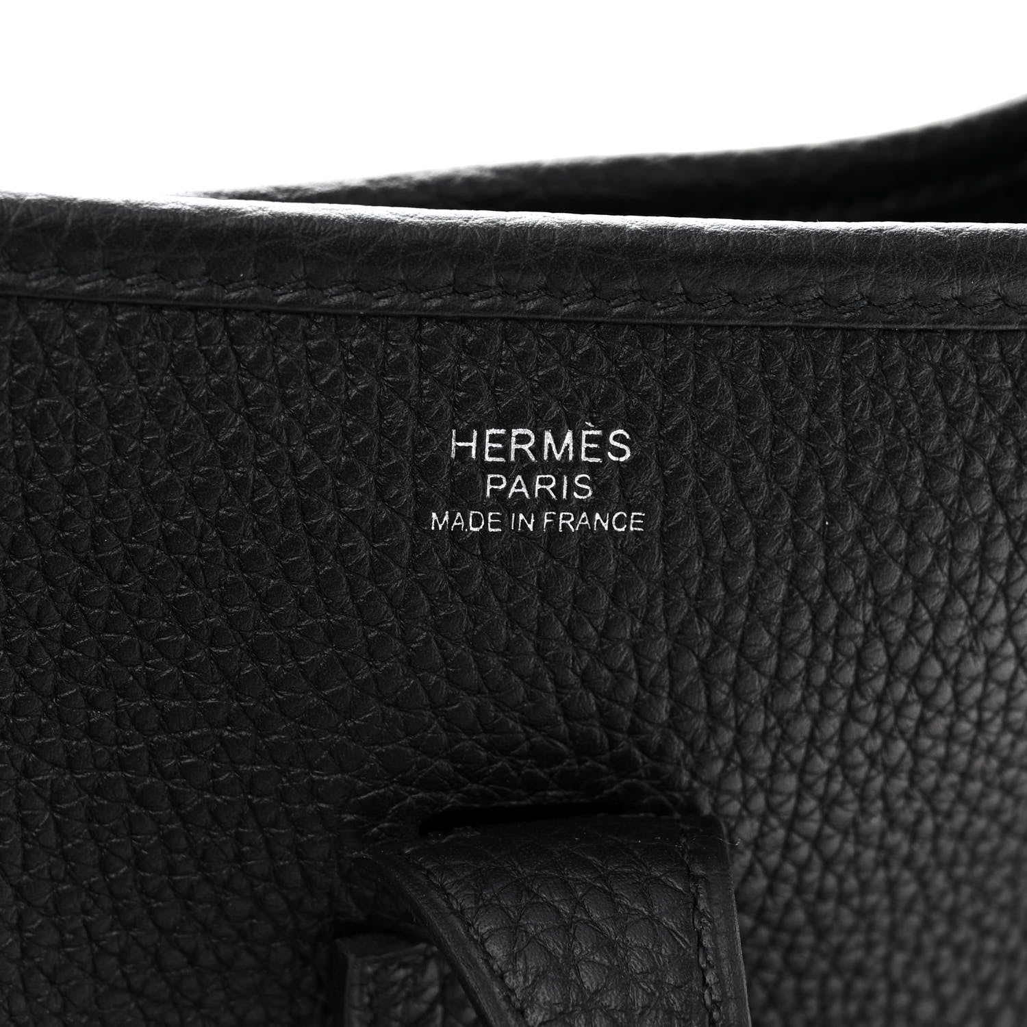 Hermes Taurillon Clemence Evelyne III PM Black 5 of 9