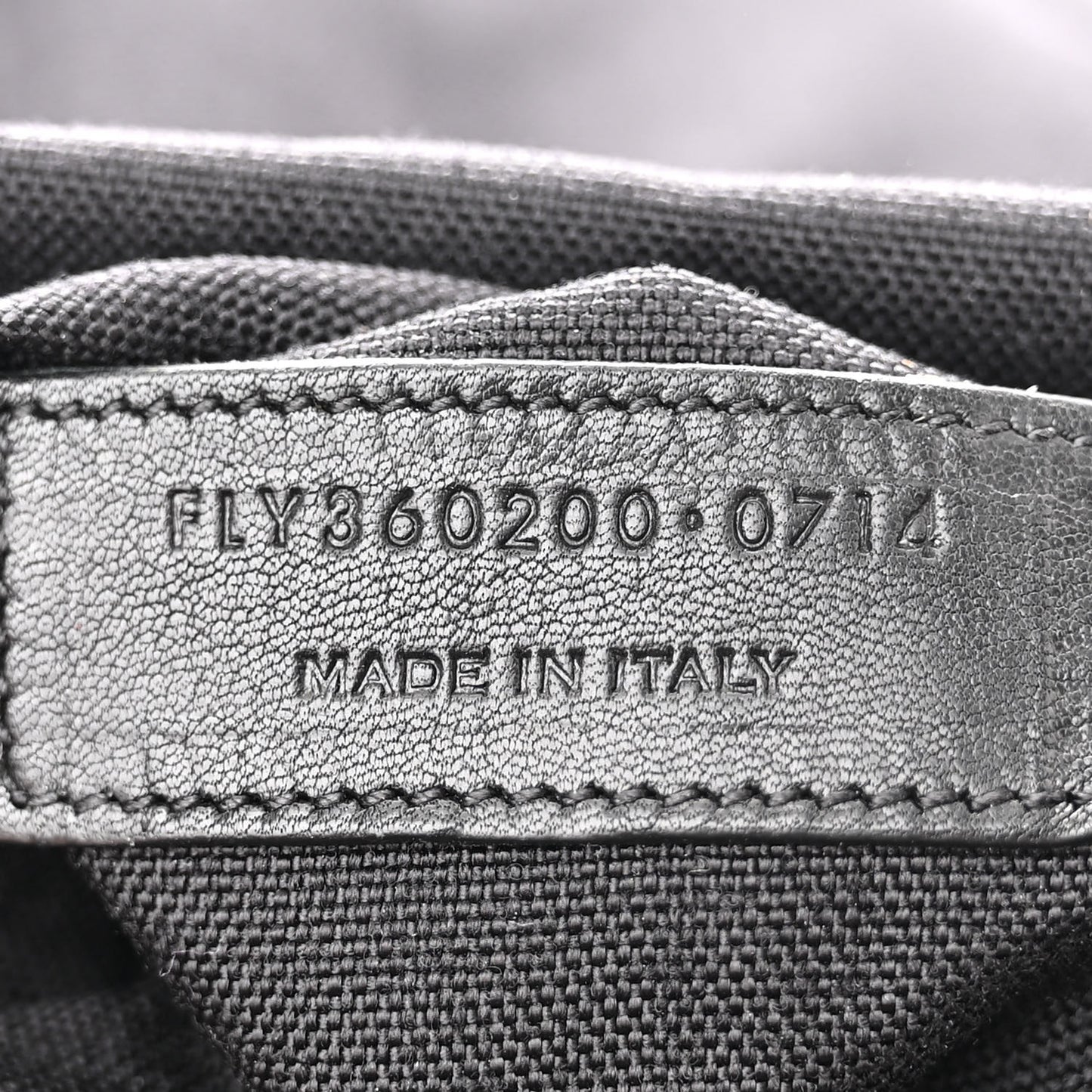 Canvas Shearling Tiger Print Backpack Black