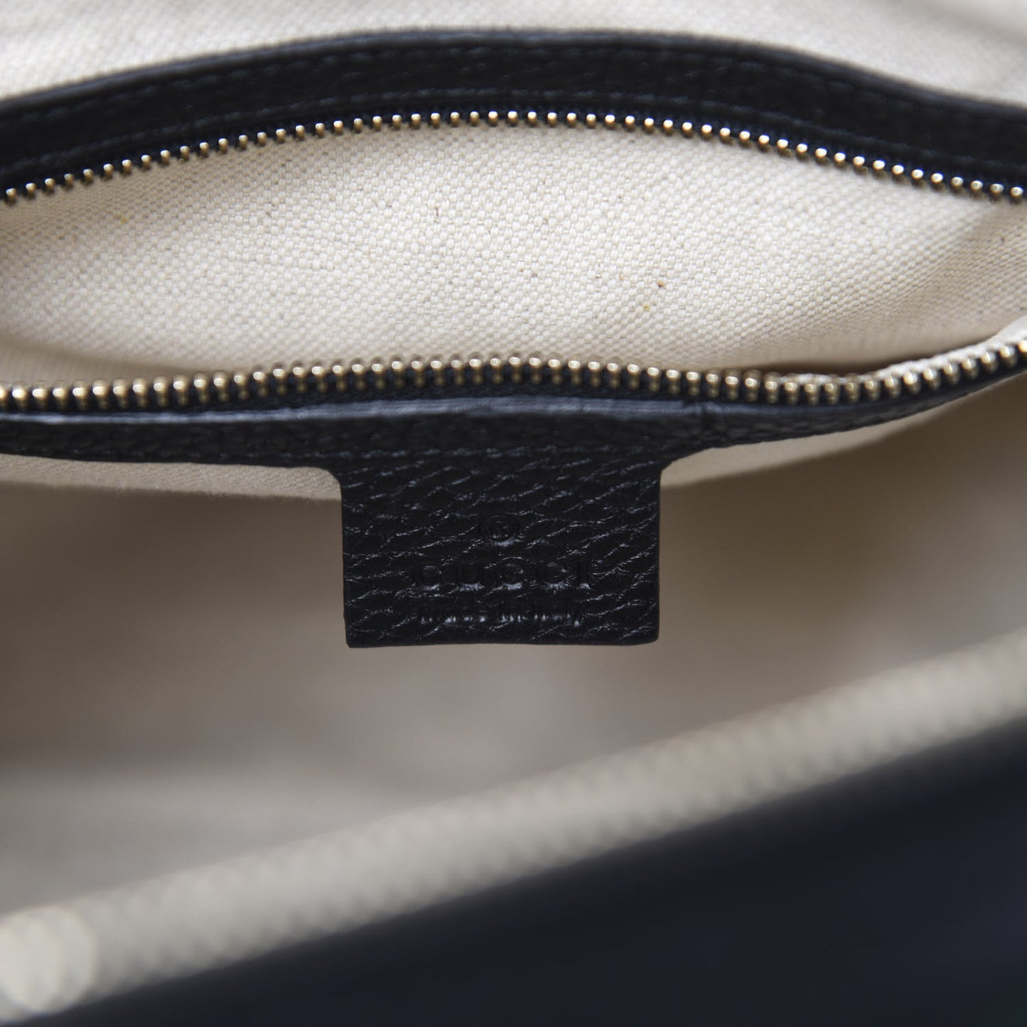 Calfskin Vintage Web Medium Boston Black