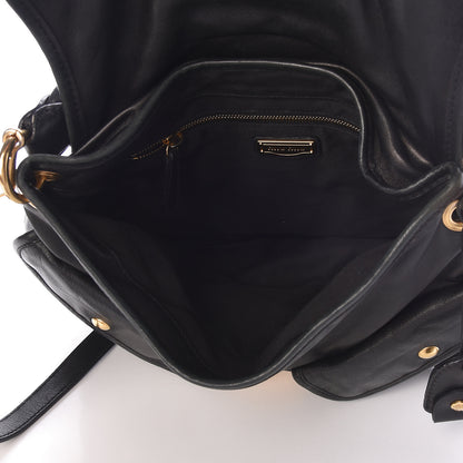 Miu Miu Nappa Matelasse Coffer Hobo Black 5 of 9