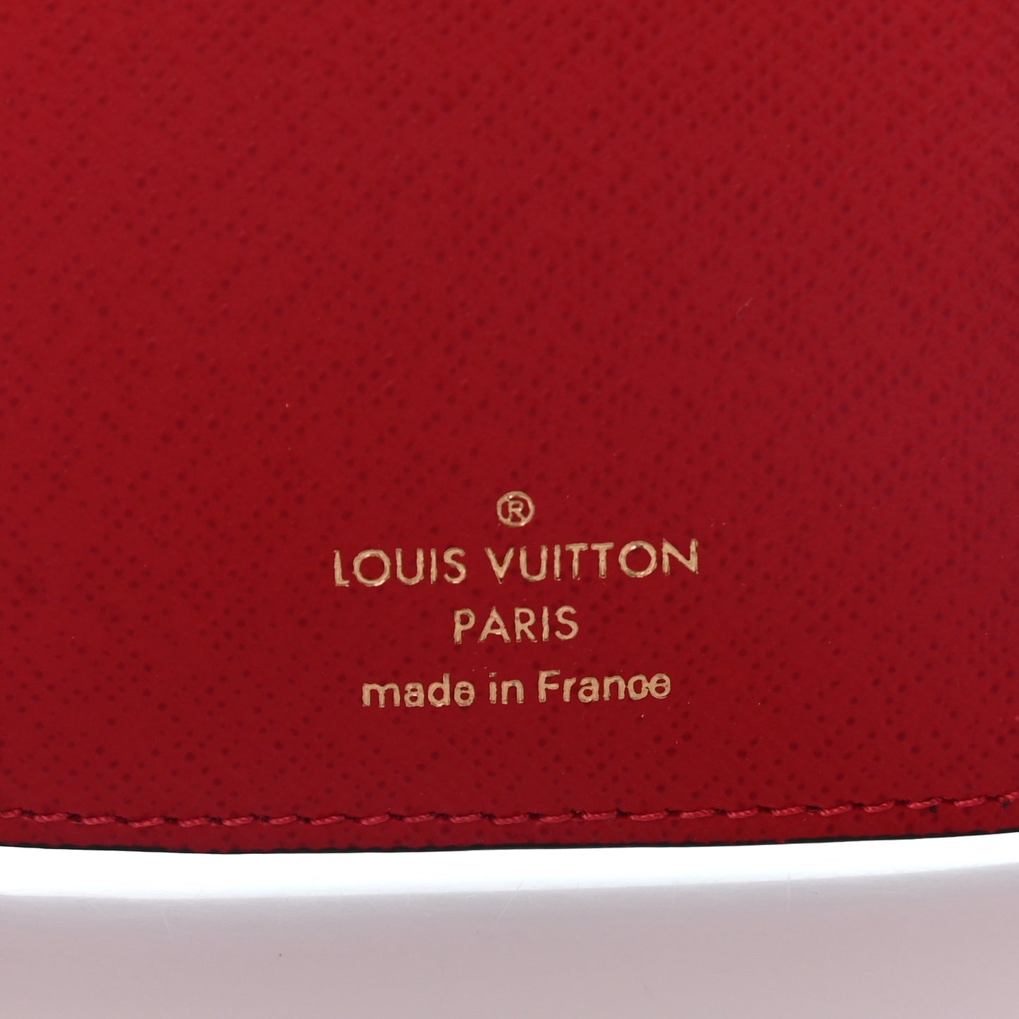 Damier Ebene Victorine Wallet Red