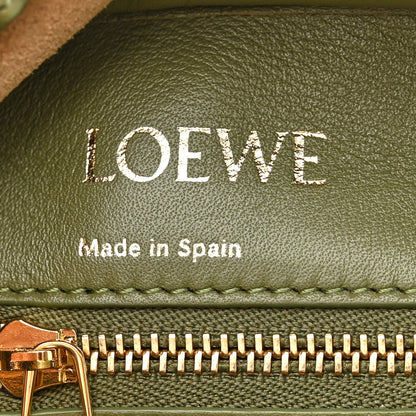 Loewe Nappa Calfskin Mini Amazona 16 Square Bag Avocado Green 6 of 9
