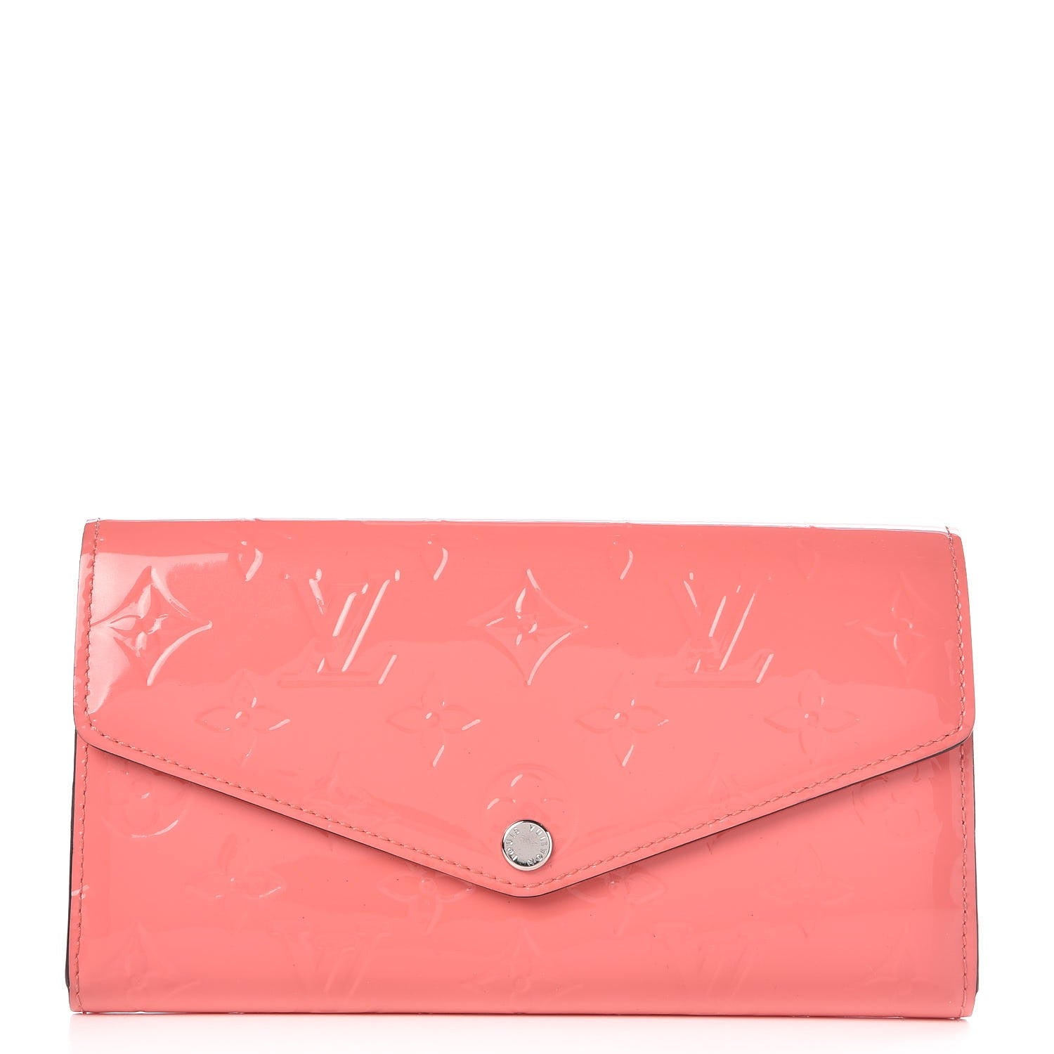 Louis Vuitton Vernis Sarah Wallet NM Poppy 1 of 7