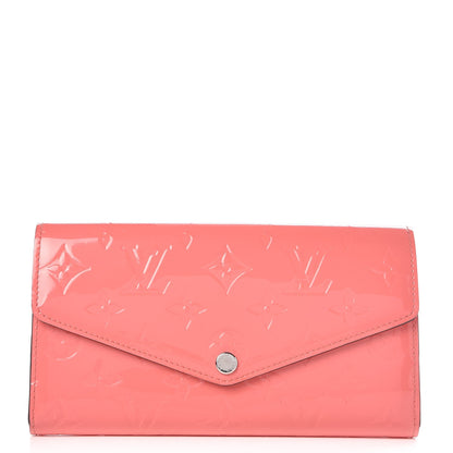 Louis Vuitton Vernis Sarah Wallet NM Poppy 1 of 7