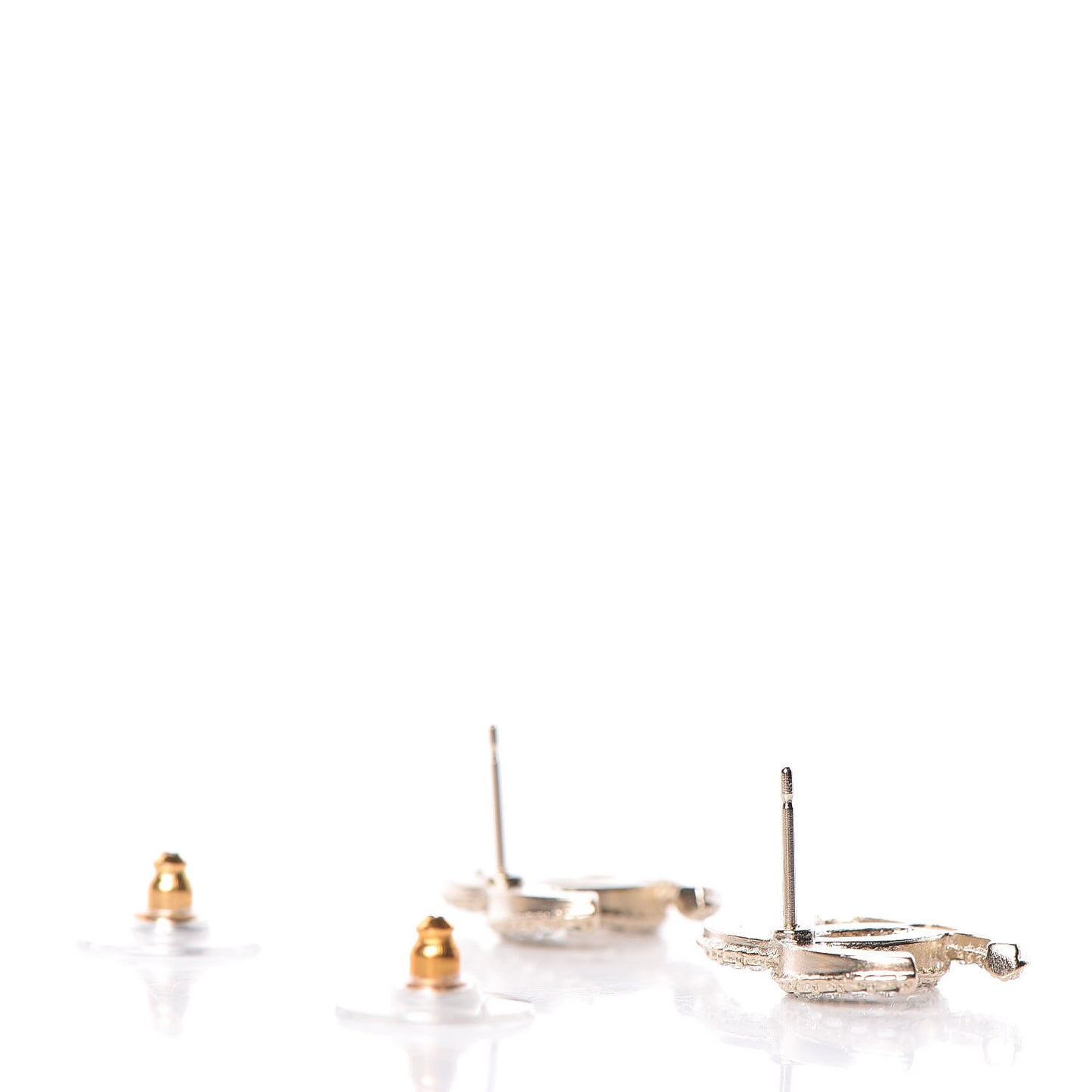 Crystal CC Earrings Gold
