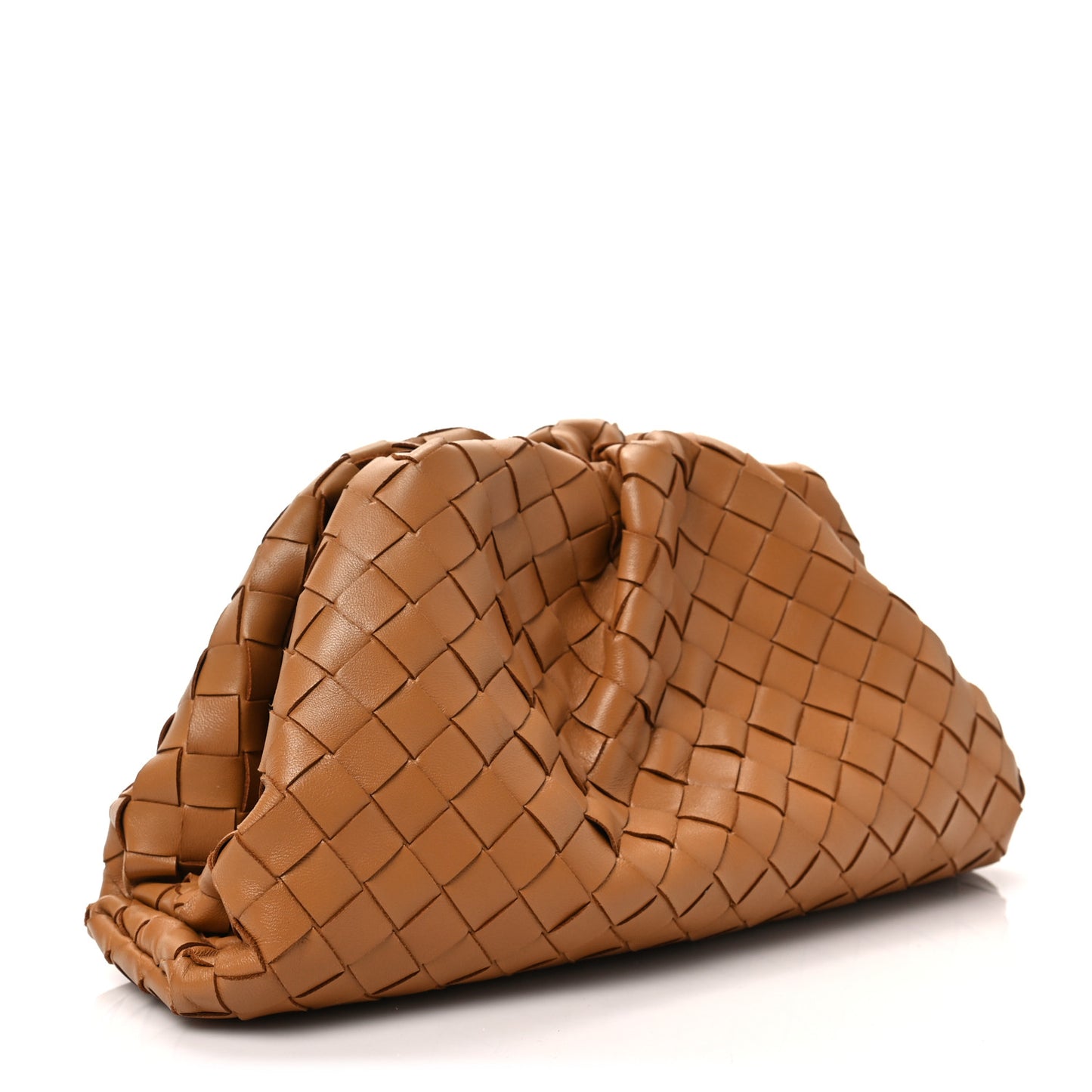 Nappa Intrecciato Teen Pouch Caramel