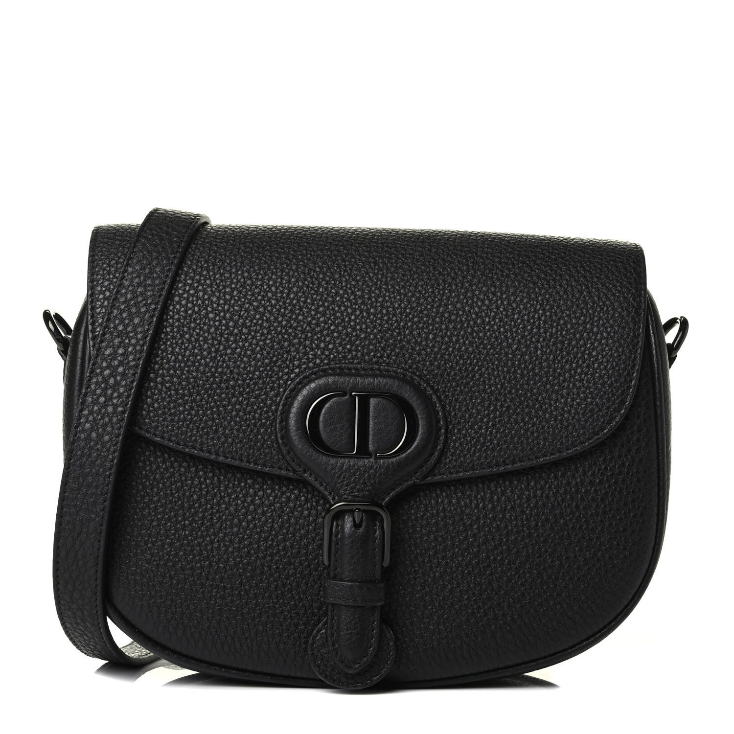 Christian Dior Grained Calfskin Medium Bobby Flap Black 1 of 6