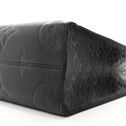 Louis Vuitton Empreinte Monogram Giant Onthego MM Black 9 of 10
