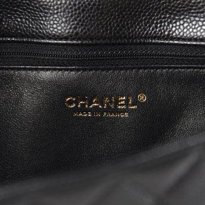 Chanel Caviar Quilted Flap Clutch Black 8 of 11