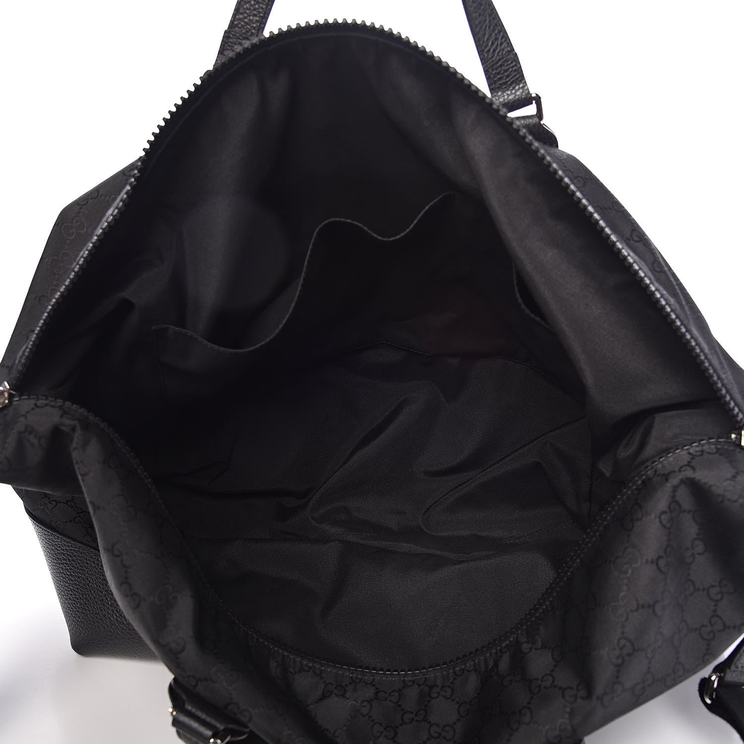 Gucci Nylon Monogram XL Duffle Bag Black 5 of 12