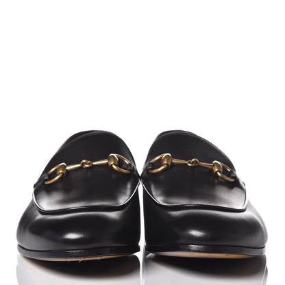 Gucci Calfskin Horsebit Mens Jordaan Loafers 7 Black 2 of 9