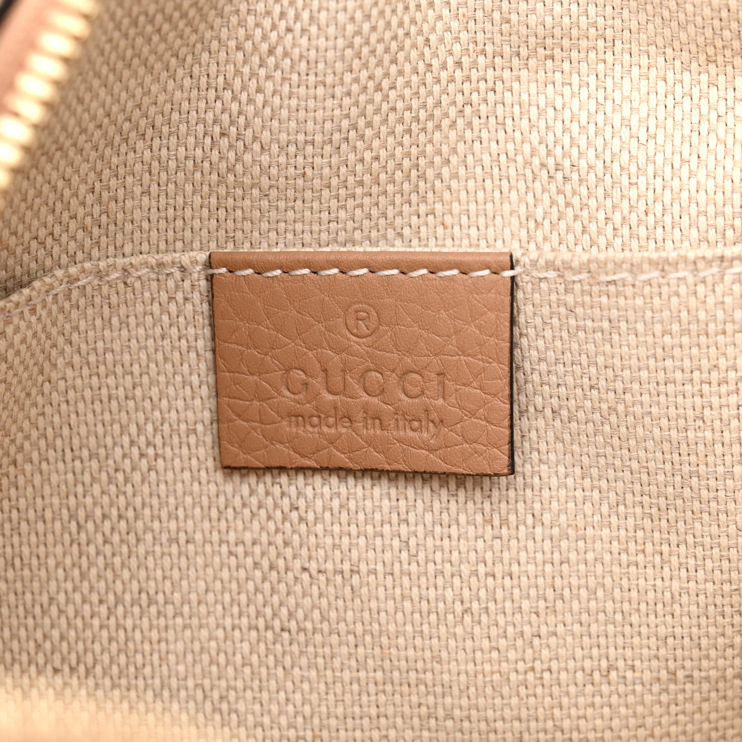 Gucci Pebbled Calfskin Small Soho Disco Bag Camelia 6 of 10
