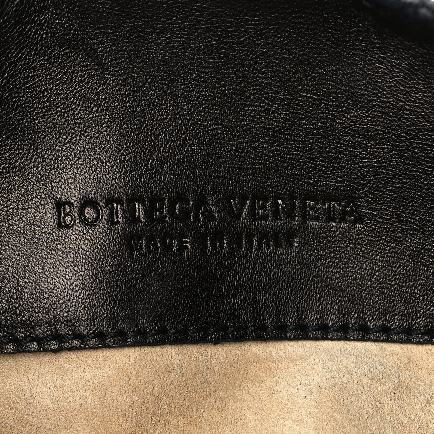 Nappa Intrecciato Shoulder Bag Black