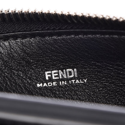 Fendi Calfskin Trapuntata Floral Small DotCom Click Chain Satchel Black Multicolor 8 of 8