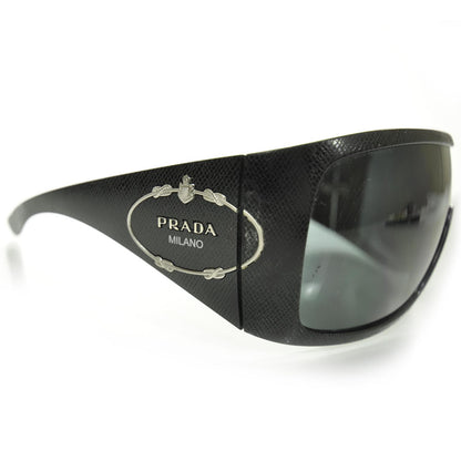 Prada Saffiano Sunglasses SPR 05H Black 4 of 6
