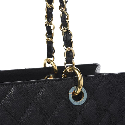 Chanel Caviar Quilted Grand Shopping Tote GST Black 11 of 11