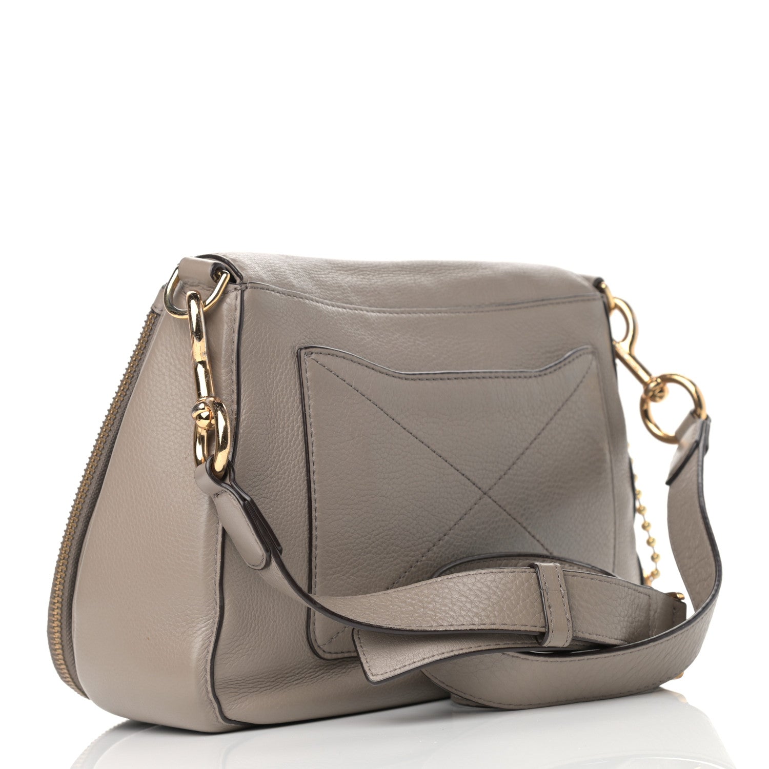 Marc Jacobs Pebbled Calfskin Recruit Nomad Crossbody Mink 2 of 15