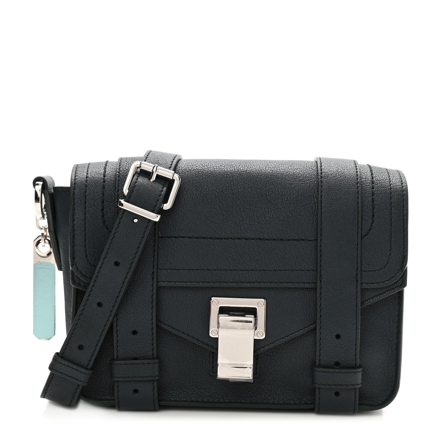 Proenza Schouler Lambskin PS1 Mini Crossbody Bag Indigo 1 of 8