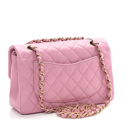 Chanel Caviar Quilted Small Double Flap Light Pink 3 of 10