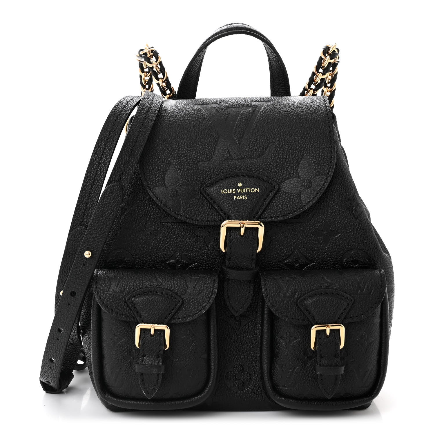 Louis Vuitton Empreinte Monogram Backup Backpack Black 1 of 9