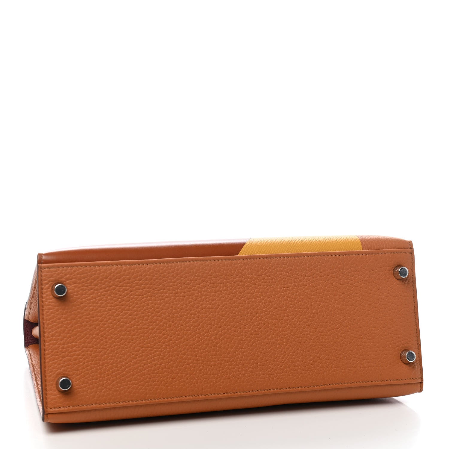 Hermes Taurillon Clemence Epsom Tadelakt Kellygraphie Lettre S Kelly Sellier 28 Toffee Ambre Fauve 7 of 23